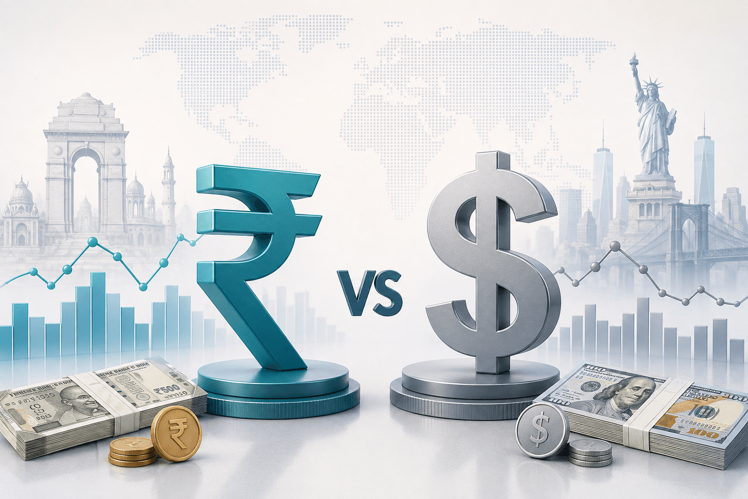 Rupee vs Dollar Calculator