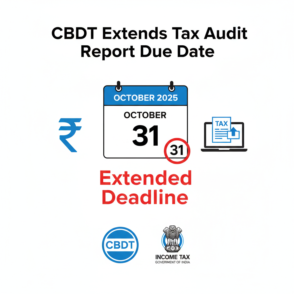 CBDT extends Income Tax Audit Report filing due date extended