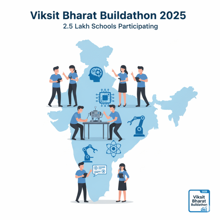 Viksit Bharat Buildathon 2025 Engages Students from 2.5 Lakh Schools Nationwide